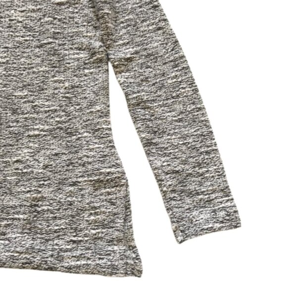 NWT JCREW Marled Sweater Top Womens XS Black White Crew Neck Tunic NEW Gray - Picture 6 of 12